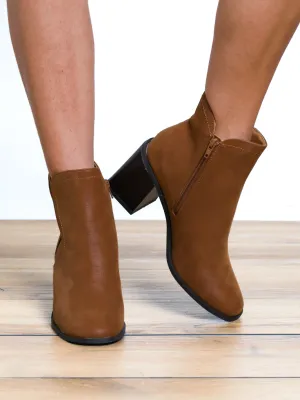 Strolling Downtown Elastic Ankle Bootie -Final Sale