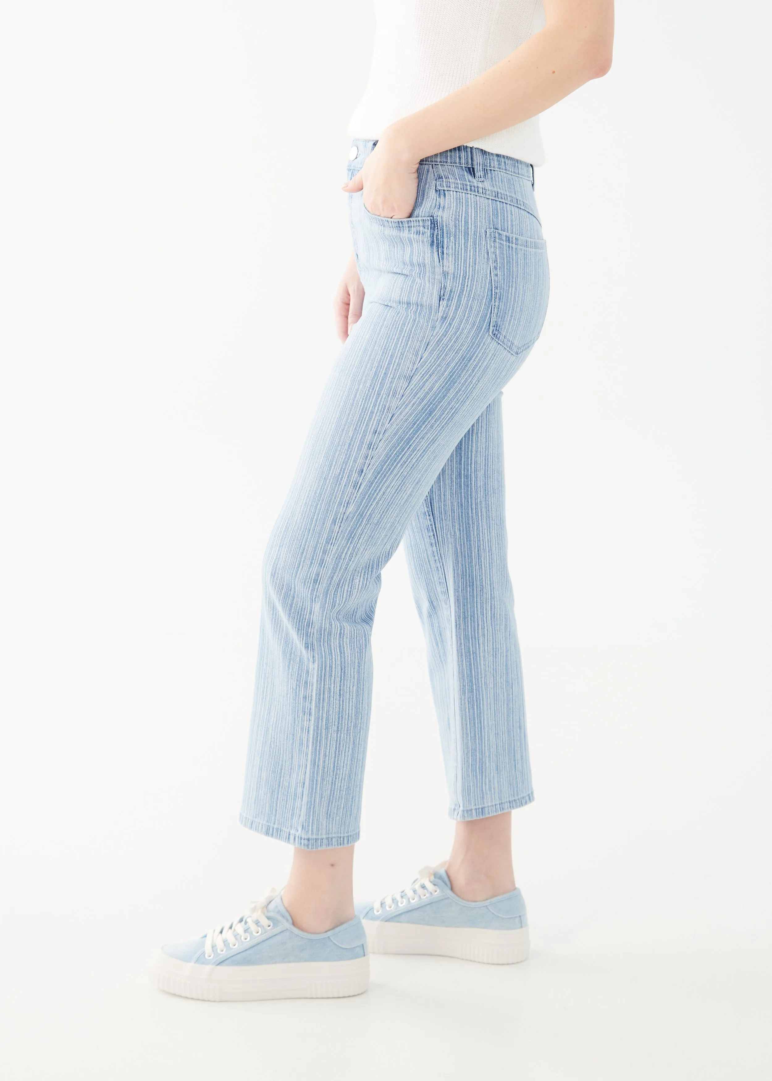 Suzanne Boot Crop Denim