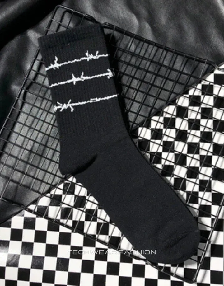 Techwear Barbed Wire Socks