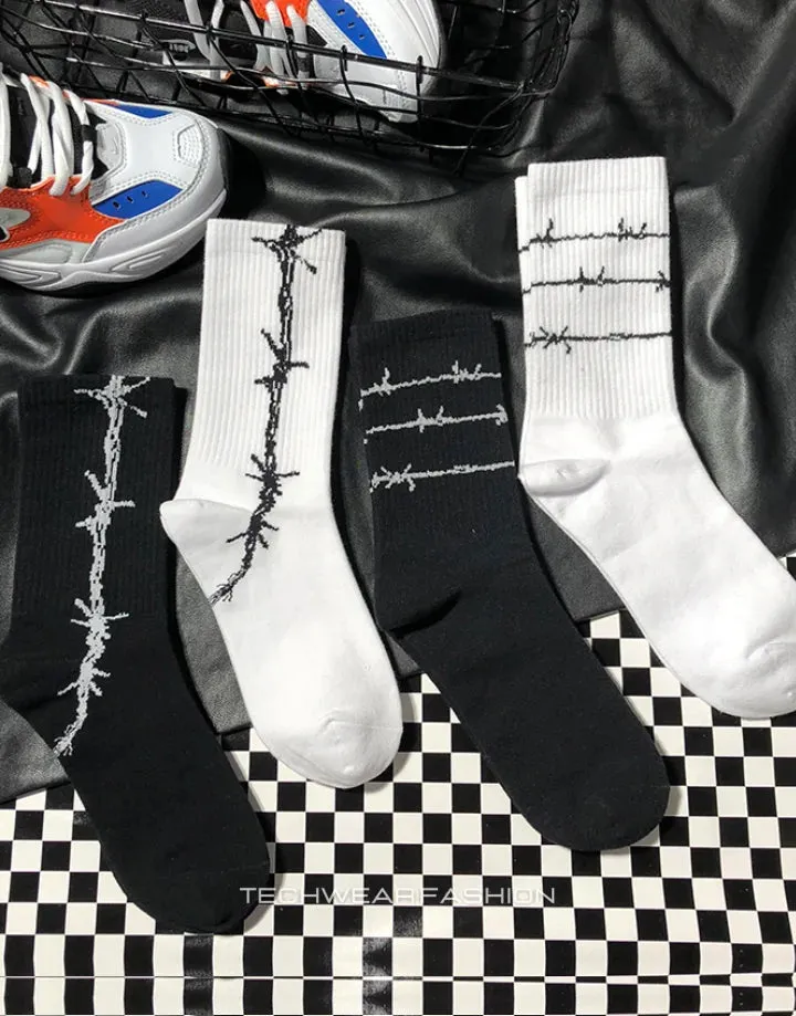 Techwear Barbed Wire Socks