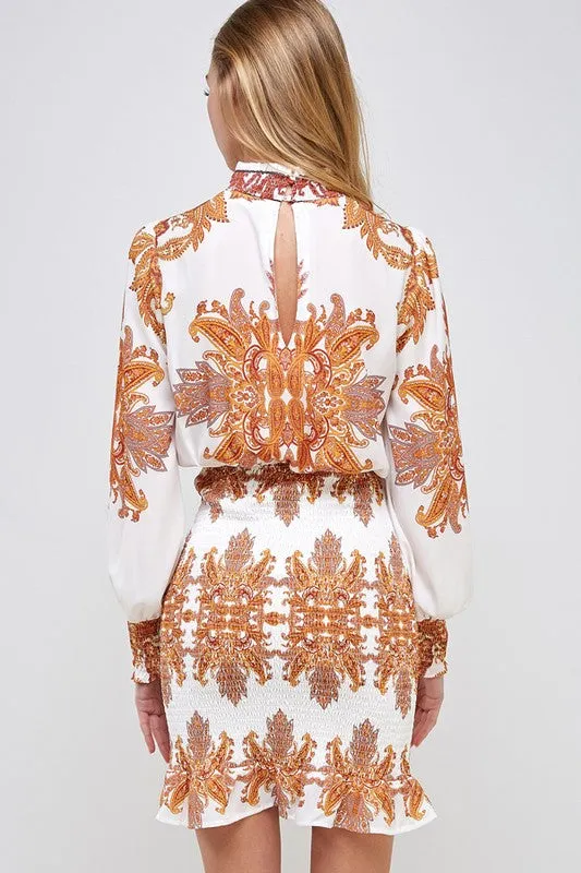 THE OR PRINTED DRESS