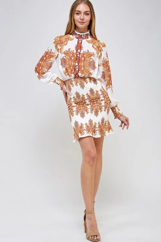 THE OR PRINTED DRESS