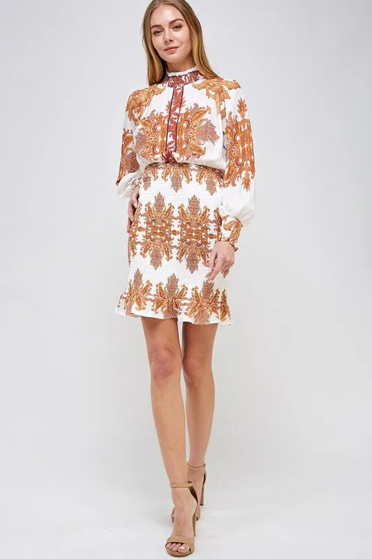 THE OR PRINTED DRESS