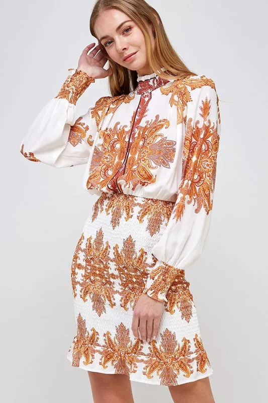 THE OR PRINTED DRESS