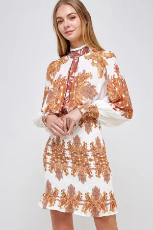 THE OR PRINTED DRESS