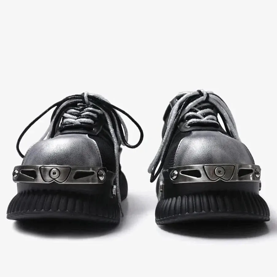 Ultimate Punk Platform Sneakers for Women | Goth Motorcycle Boots