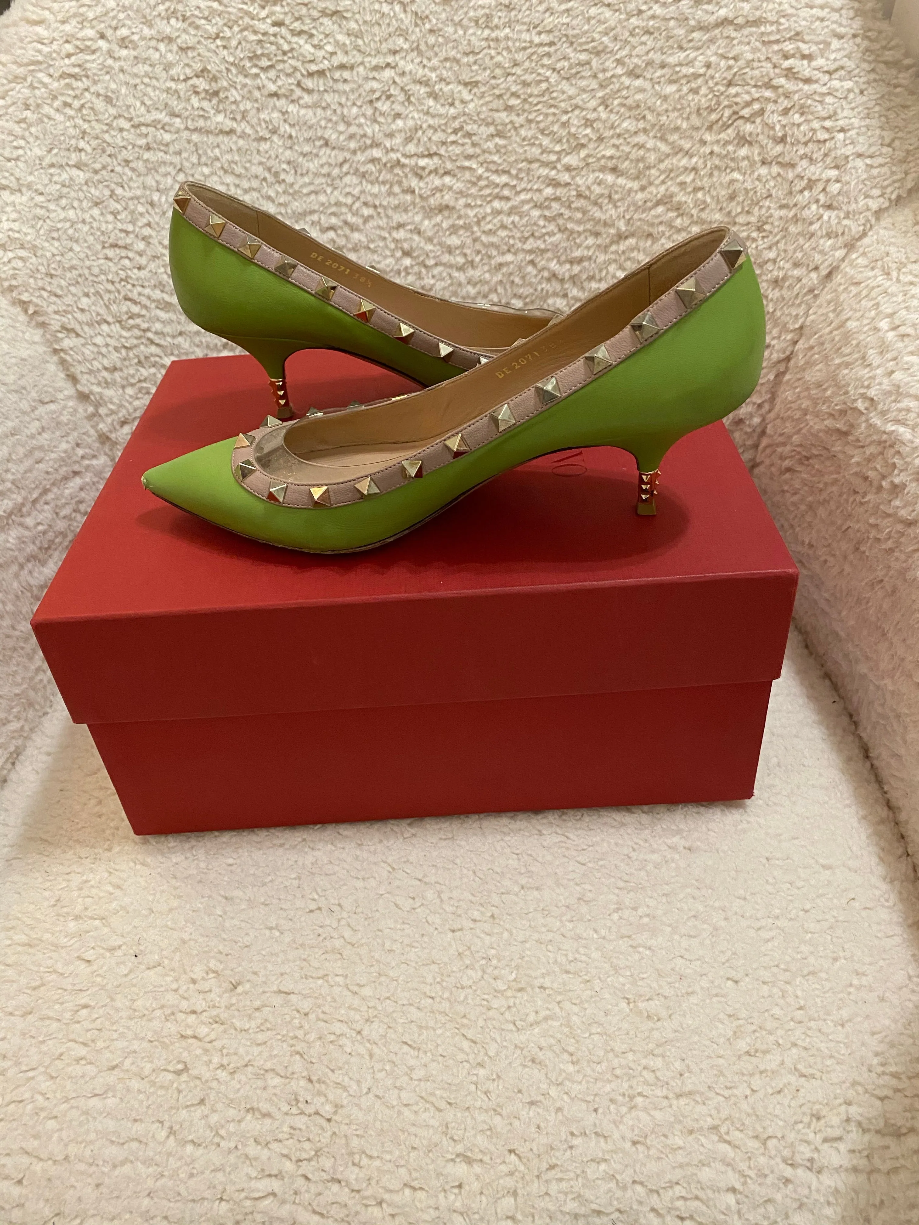Valentino Rockstud Kitten Heels