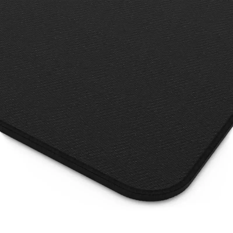 Vibrant Digital Glitch Art Desk Mat