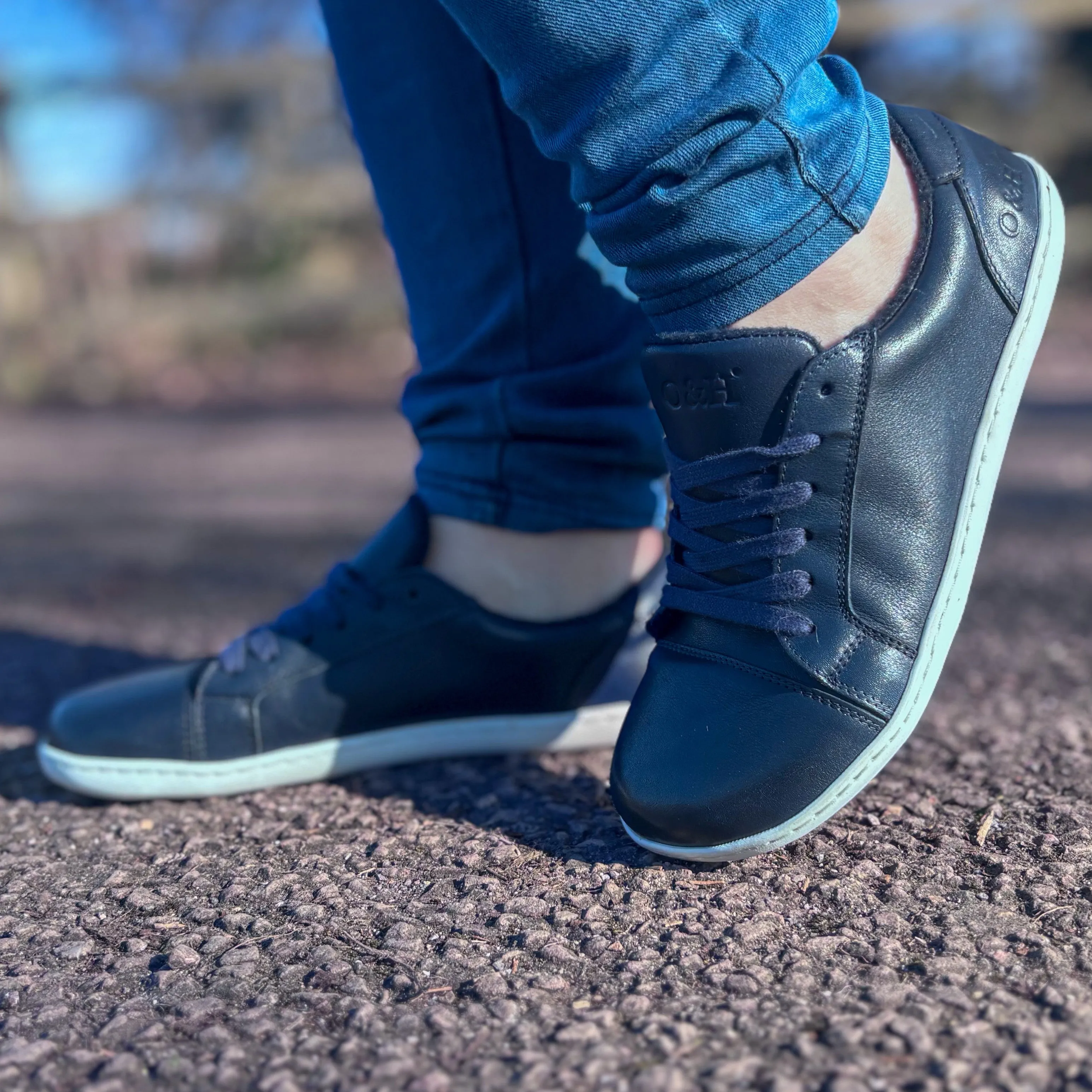 Women's Hazel Barefoot Trainers - Dark Blue