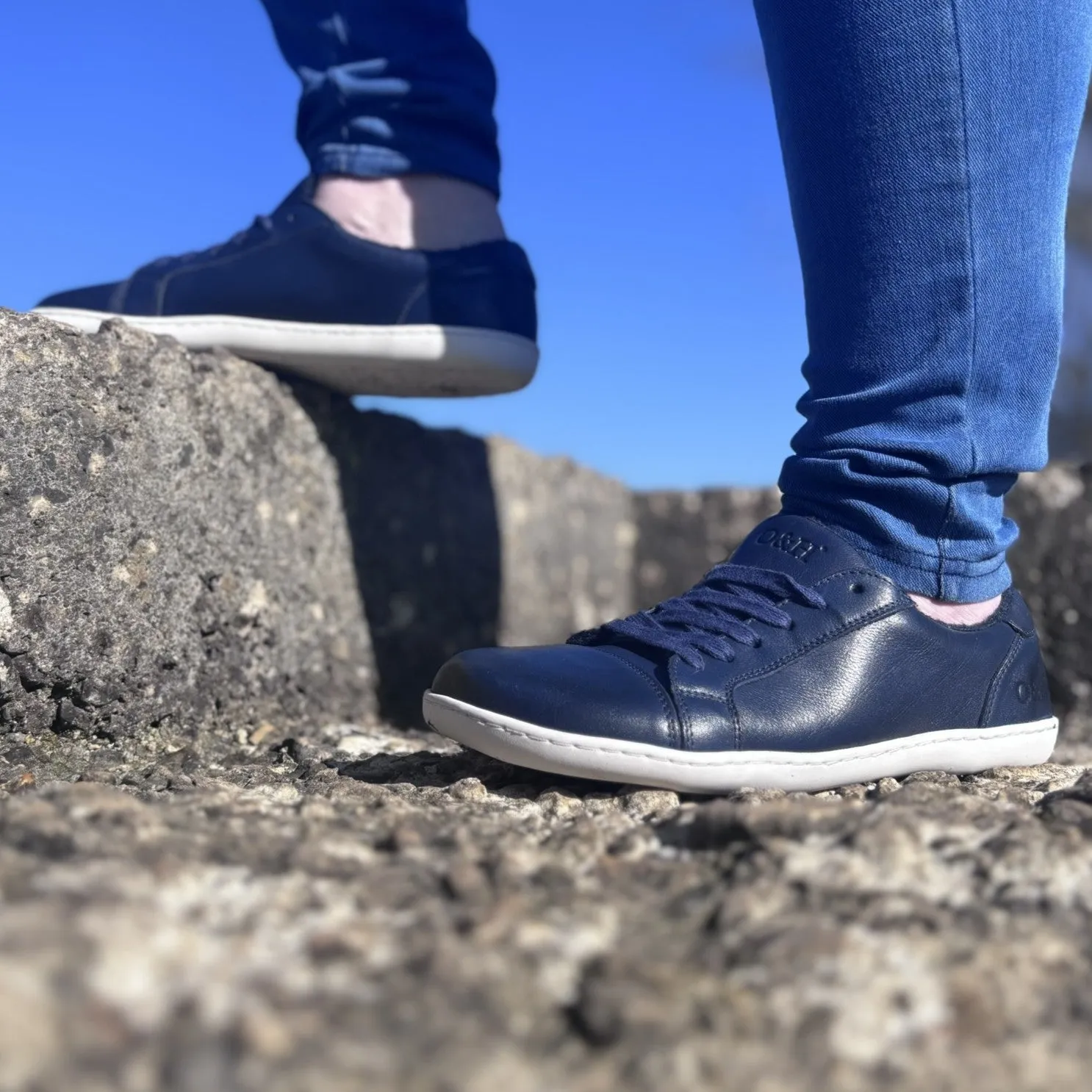 Women's Hazel Barefoot Trainers - Dark Blue
