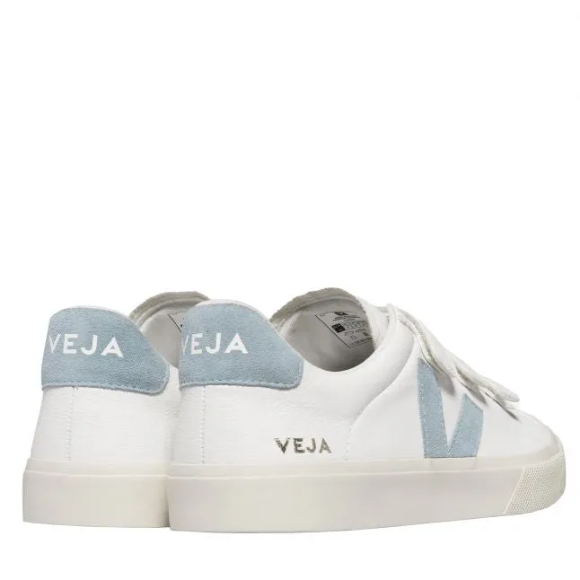 Womens VEJA Extra White/Steel Recife Logo Trainers