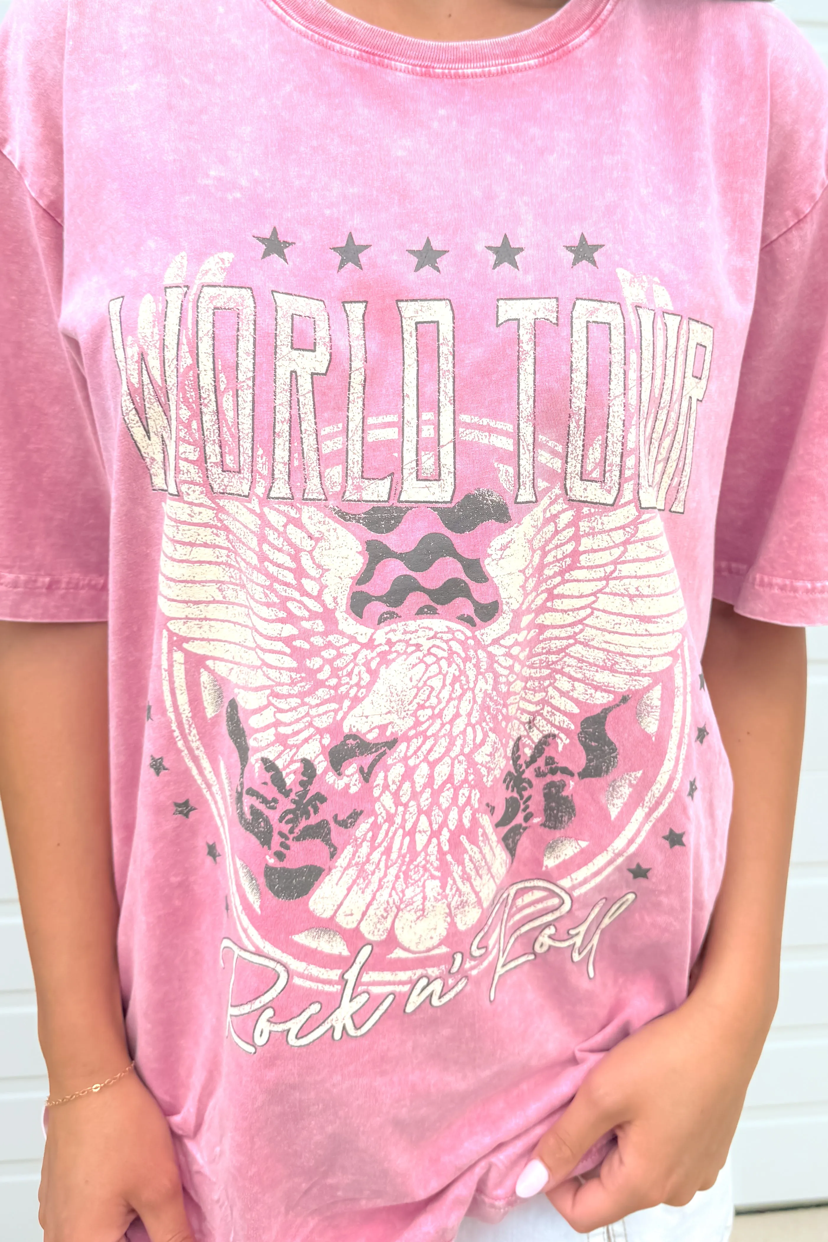 World Tour Rock and Roll Graphic Tee
